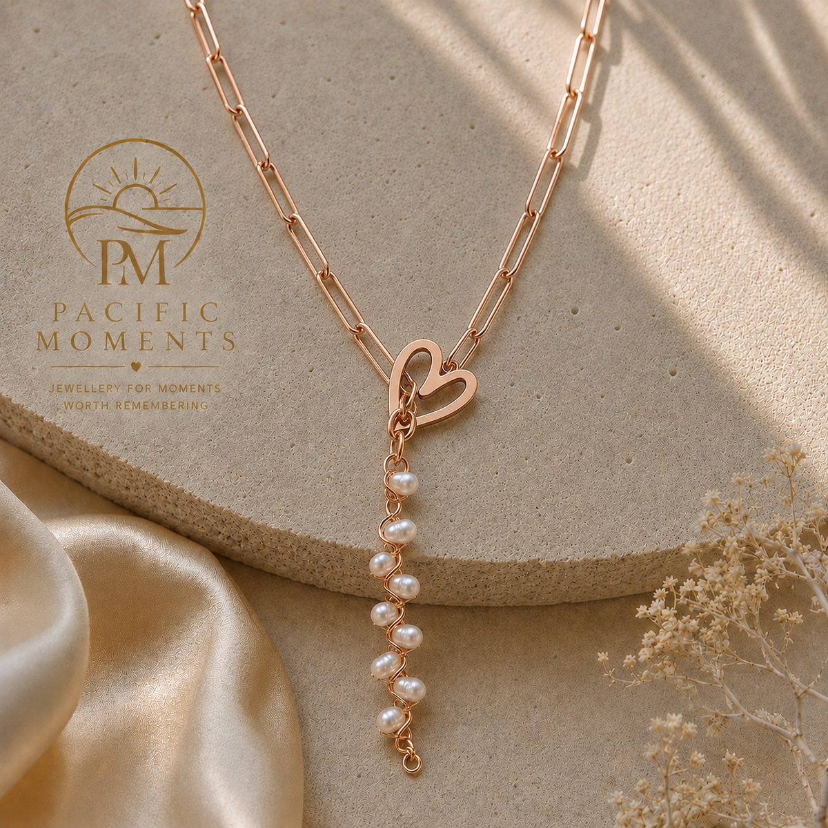 Heart of the Pacific Adjustable Necklace