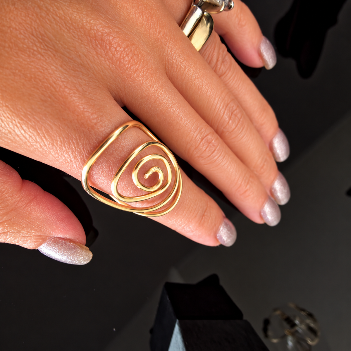 Whirlpool | Handmade Adjustable Spiral Ring