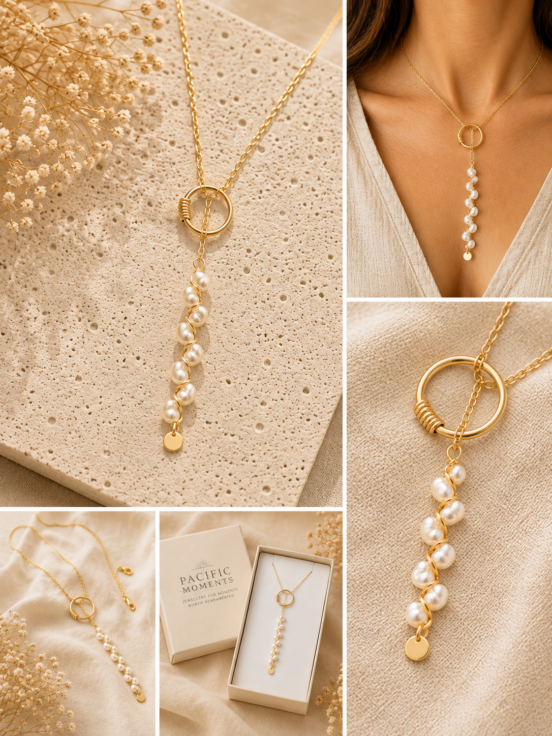 'A Drop in The Ocean' | Pearl Drop Necklace