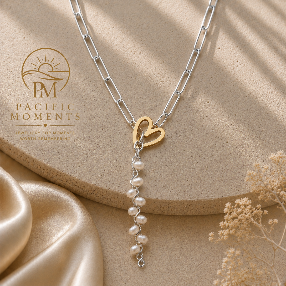 Heart of the Pacific Adjustable Necklace