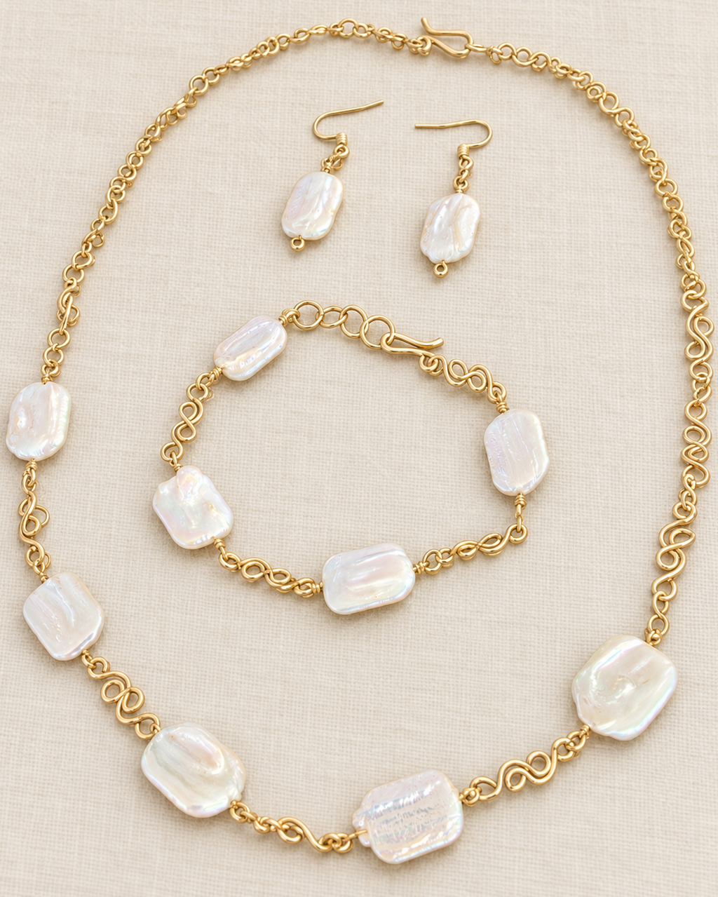 Pacific Tide Bridal Jewellery Set