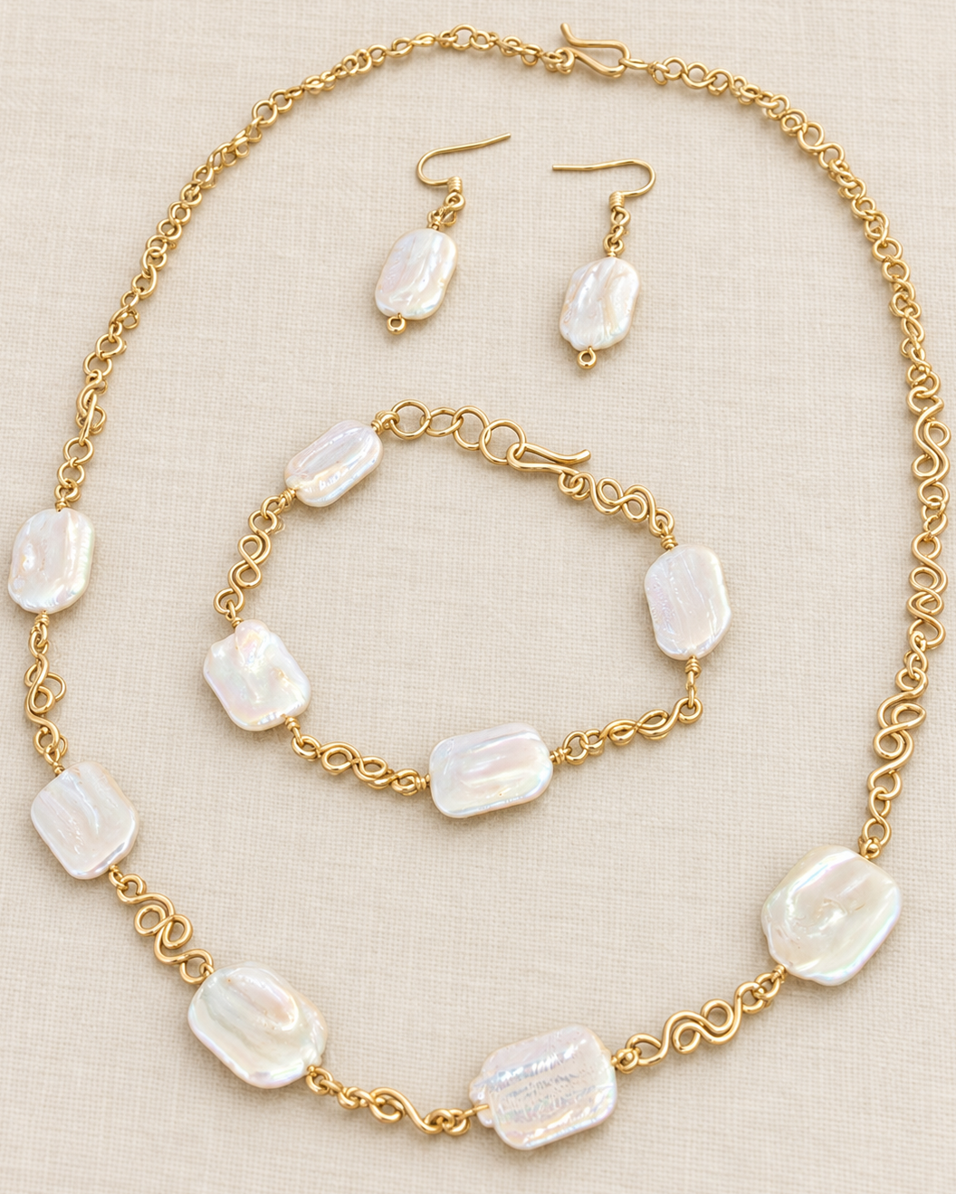 Pacific Tide Bridal Jewellery Set