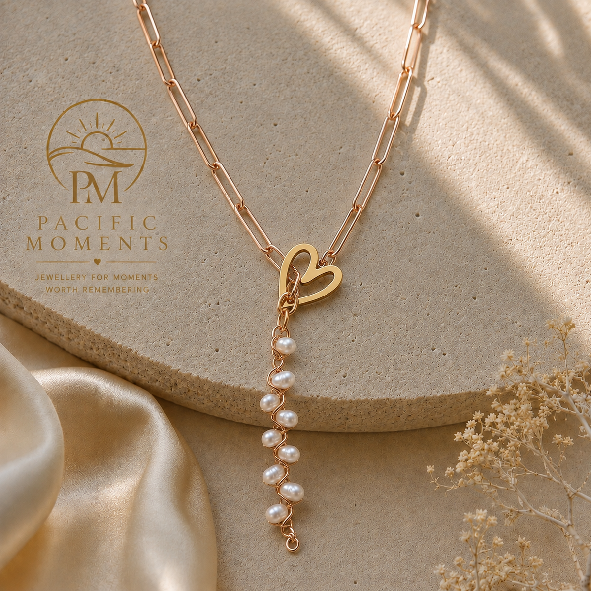 Heart of the Pacific Adjustable Necklace