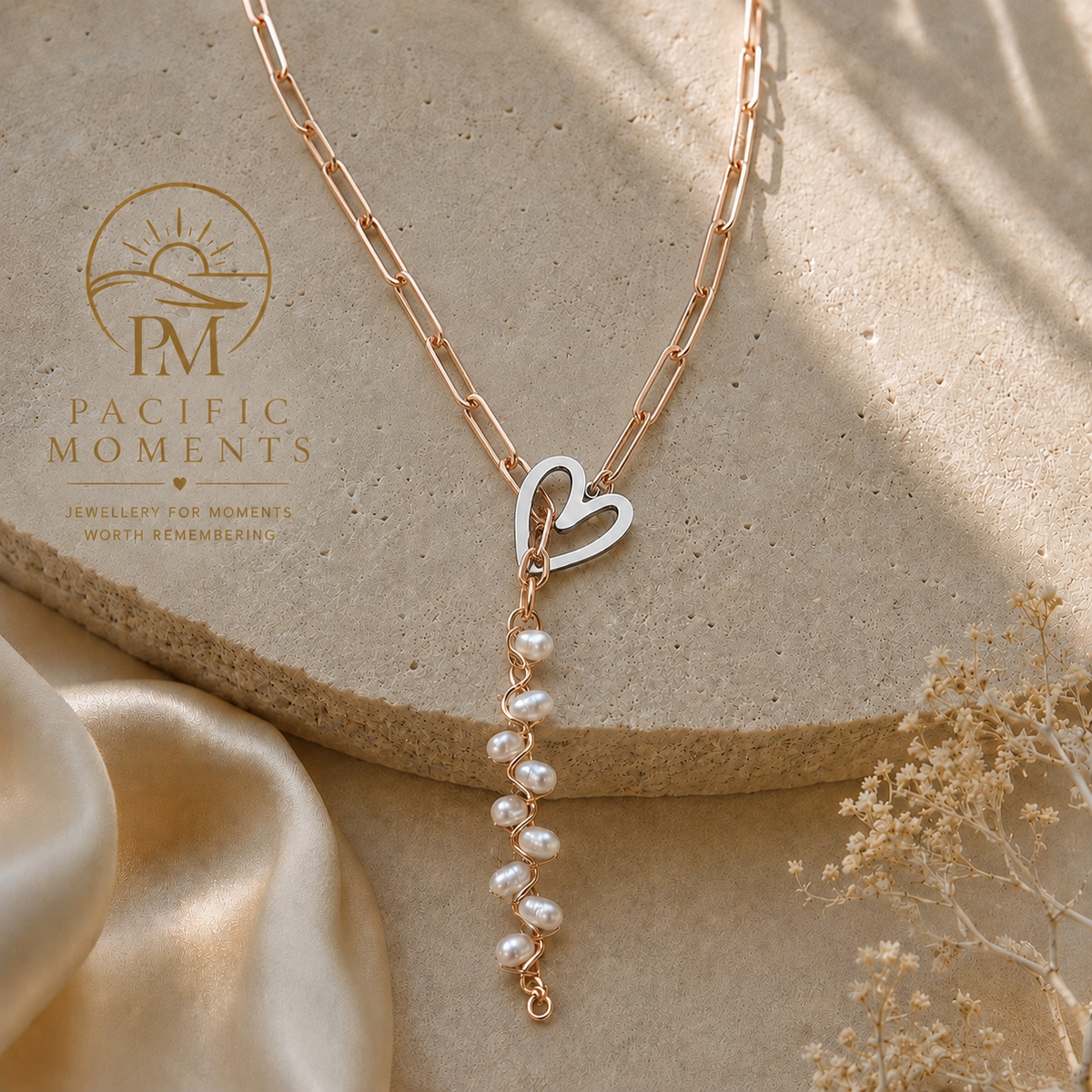 Heart of the Pacific Adjustable Necklace