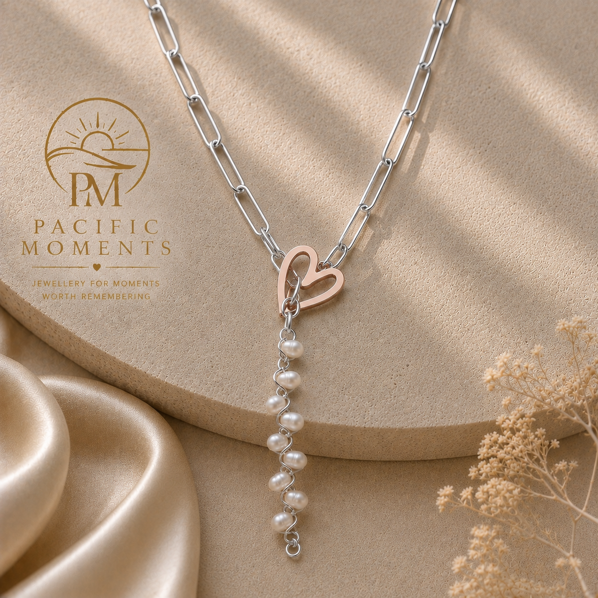 Heart of the Pacific Adjustable Necklace