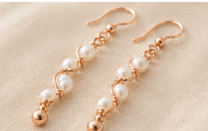 Pacific Tide Pearl Drop Earrings