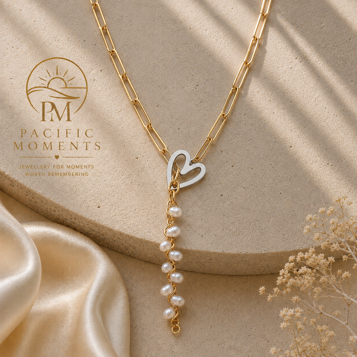Heart of the Pacific Adjustable Necklace