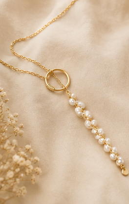 'A Drop in The Ocean' | Pearl Drop Necklace