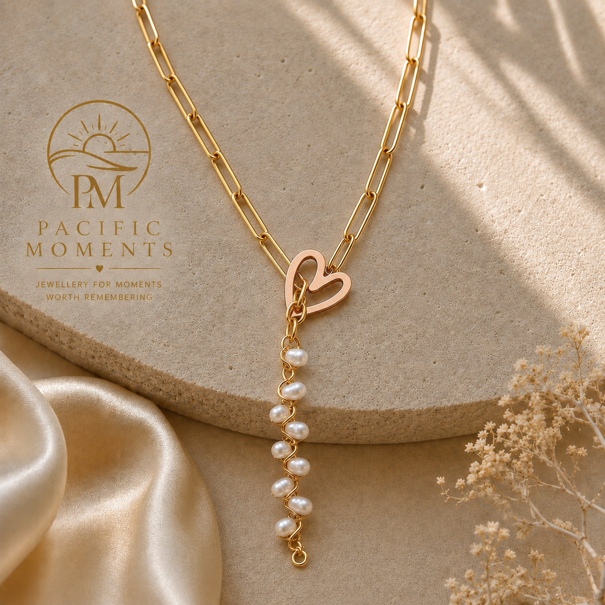 Heart of the Pacific Adjustable Necklace